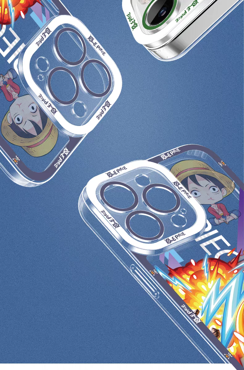 Japanese Cartoon One Piece Fighting Version | Trafalgar D. Water Law Robin Gol D. Roger Nami Jinbe Usopp Shanks Bartholomew Kuma - iPhone Case PLUS SE2 XS XR X 11 12 13 14 15 16 16e 17 17e Pro Promax 12mini 13mini