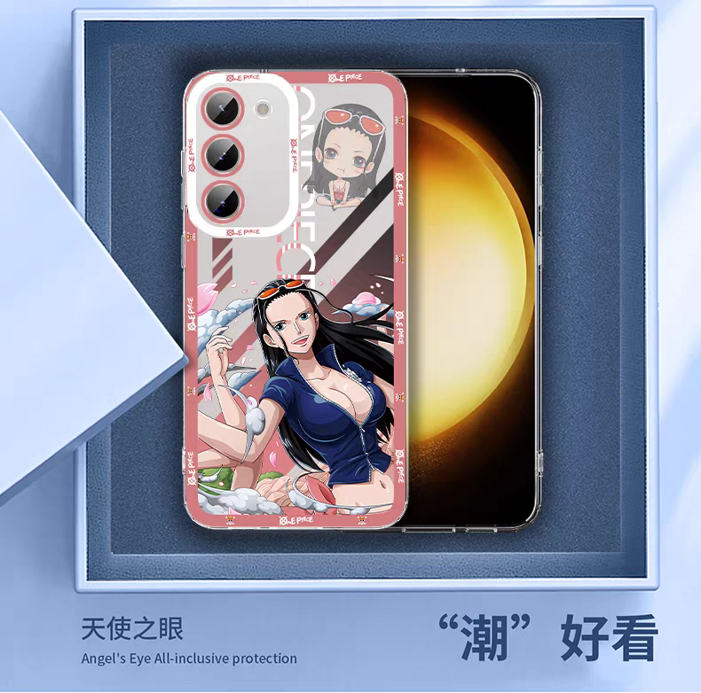 Japanese Cartoon One Piece Fighting Version | Trafalgar D. Water Law Robin Gol D. Roger Nami Jinbe Usopp Shanks Bartholomew Kuma - Phone Case Samsung Galaxy S26 S25 S24 S23 S22 S21 FE Ultra Edge