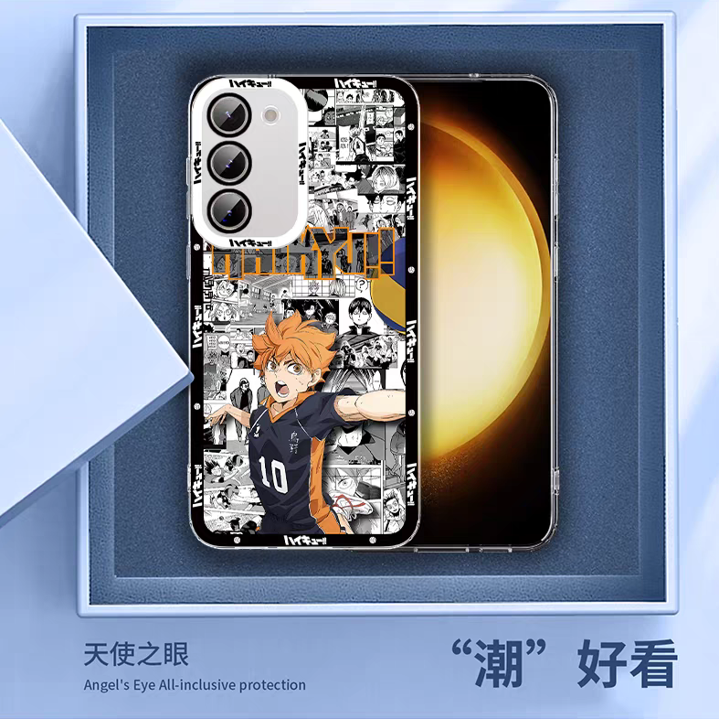 Japanese Anime Haikyu!! Comic with Anime Style | Hinata Tobio Kei Kuroo Nishinoya Oikawa Koushi Kita - Phone Case Samsung Galaxy S26 S25 S24 S23 S22 S21 FE Ultra Edge