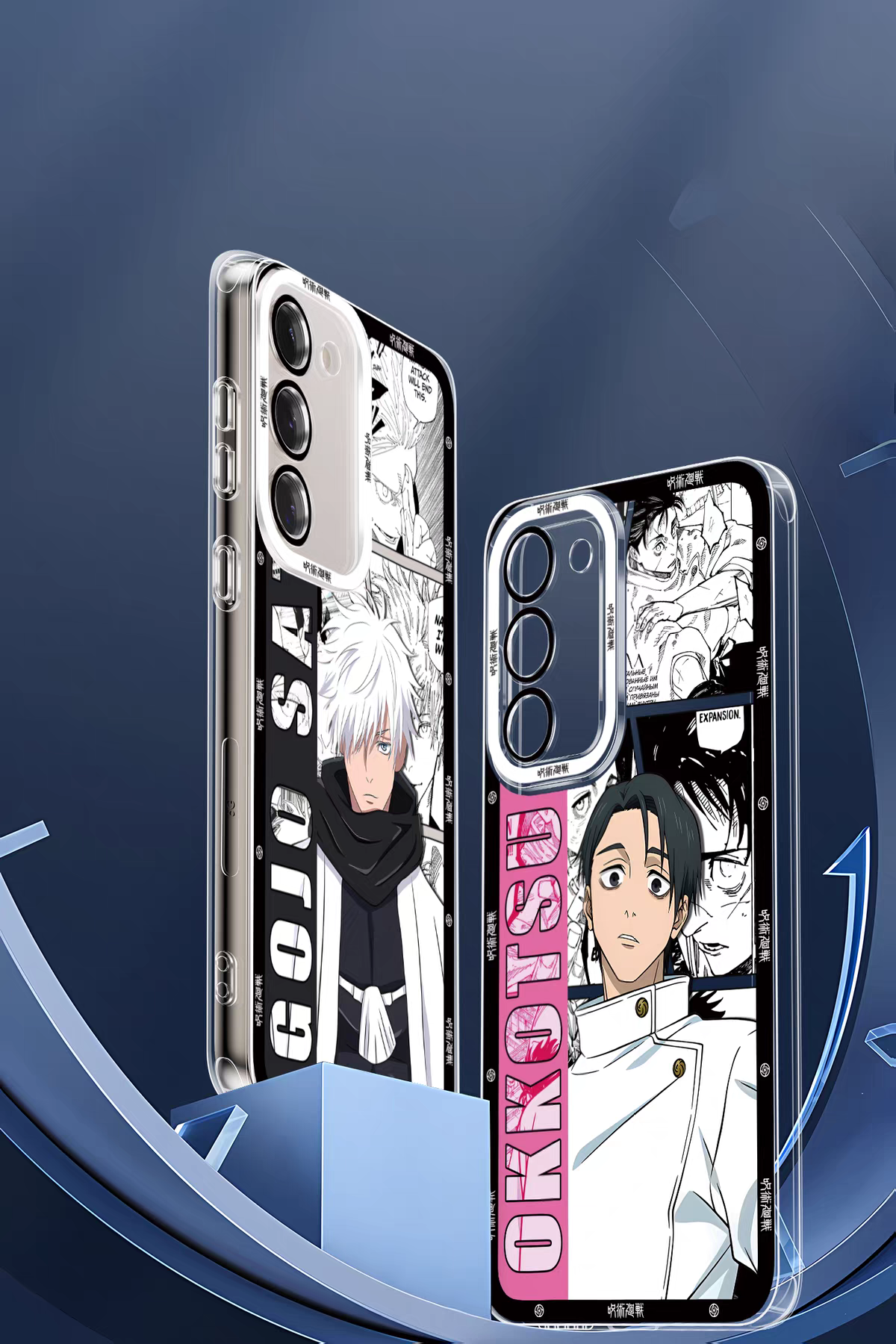 Japanese Anime Jujutsu Kaisen Comic Style | Kugisaki Nobara Higuruma Hiromi Hakari Kinji Zenin Maki 4 Styles - Phone Case Samsung Galaxy S26 S25 S24 S23 S22 S21 FE Ultra Edge