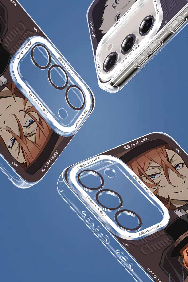 Japanese Anime Bungo Stray Dogs | Chuuya Osamu Rampo Ryūnosuke Atsushi Kyouka Doppo Yosano - Phone Case Samsung Galaxy S26 S25 S24 S23 S22 S21 FE Ultra Edge21 FE Ultra Edge