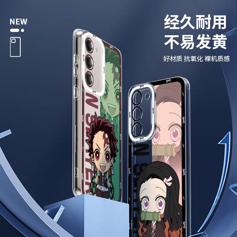 Japanese Anime Kimetsu no Yaiba Demon Slayer Cute Style | Sabito Makomo Nezuko Tanjiro - Phone Case Samsung Galaxy S26 S25 S24 S23 S22 S21 FE Ultra