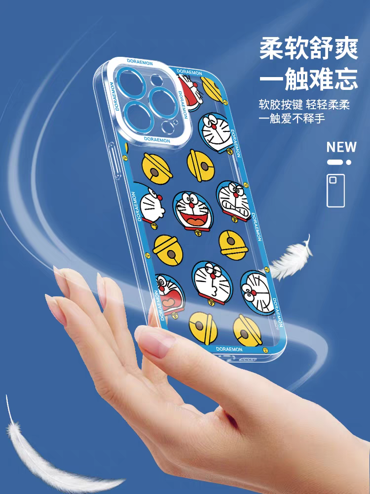 Japanese Cartoon Blue Robot Cat | Doraemon Cute 8 Styles - iPhone Case PLUS SE2 XS XR X 11 12 13 14 15 16 16e 17 17e Pro Promax 12mini 13mini