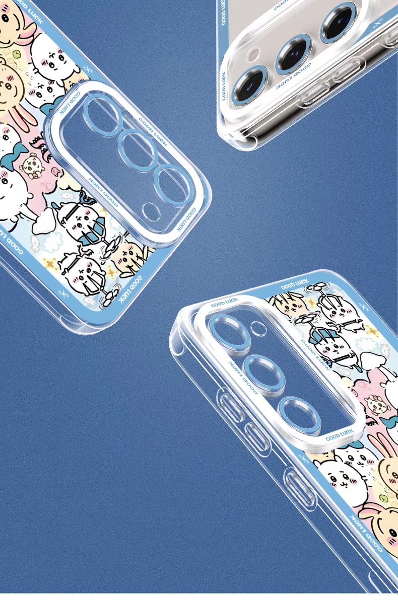 Japanese Cartoon Chiikawa Cosplay Version | ChiiKawa Hachiware Usagi - Phone Case Samsung Galaxy S26 S25 S24 S23 S22 S21 FE Ultra Edge