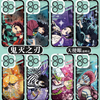 Japanese Anime Kimetsu no Yaiba Demon Slayer Horizontal Version | Tanjiro Giyuu Kocho Muichiro Zenitsu Obanai Mitsuri Akaza Hakuji - iPhone Case PLUS SE2 XS XR X 11 12 13 14 15 16 16e 17 17e Pro Promax 12mini 13mini