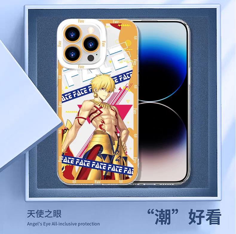 Japanese Anime Fate Stay Night | EMIYA Cu Chulainn Setanta Iskandar Alexander Arthur Pendragon Saber - iPhone Case PLUS SE2 XS XR X 11 12 13 14 15 16 16e 17 17e Pro Promax 12mini 13mini
