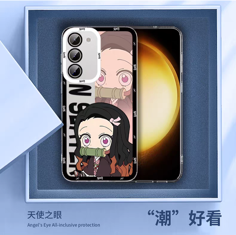 Japanese Anime Kimetsu no Yaiba Demon Slayer Cute Style | Sabito Makomo Nezuko Tanjiro - Phone Case Samsung Galaxy S26 S25 S24 S23 S22 S21 FE Ultra