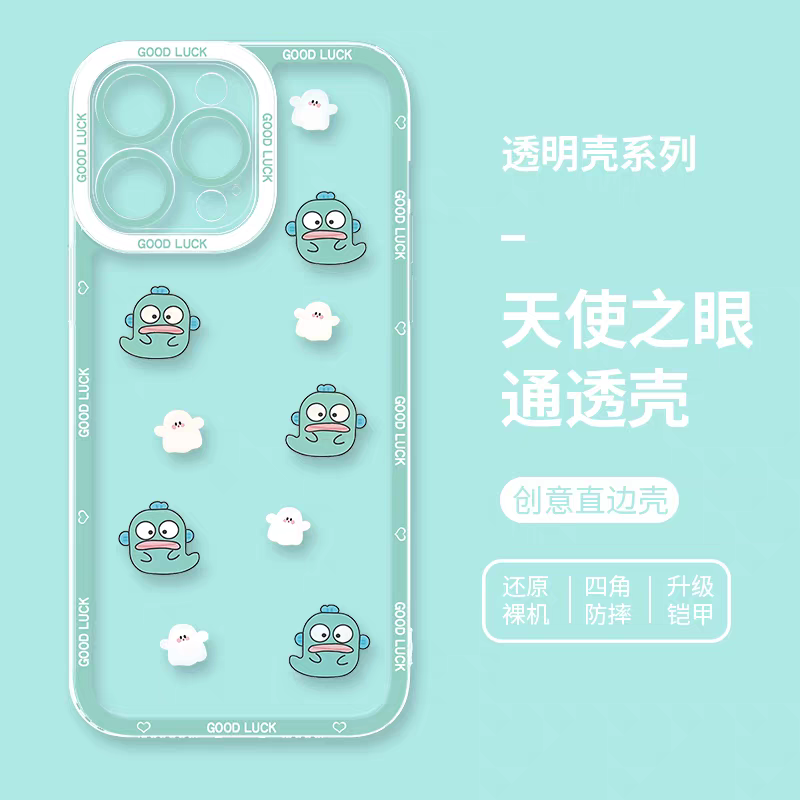 Japan Cartoon Hangyodon | Hangyodon Ghost - iPhone Case PLUS SE2 XS XR X 11 12 13 14 15 16 17 Pro Promax 12mini 13mini