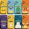 Japanese Cartoon Pokemon Silicone Case | Pikachu Squirtle Bulbasaur Charmander Gengar Psyduck Snoriax Charizard - iPhone Case PLUS SE2 XS XR X 11 12 13 14 15 16 16e 17 17e Pro Promax 12mini 13mini