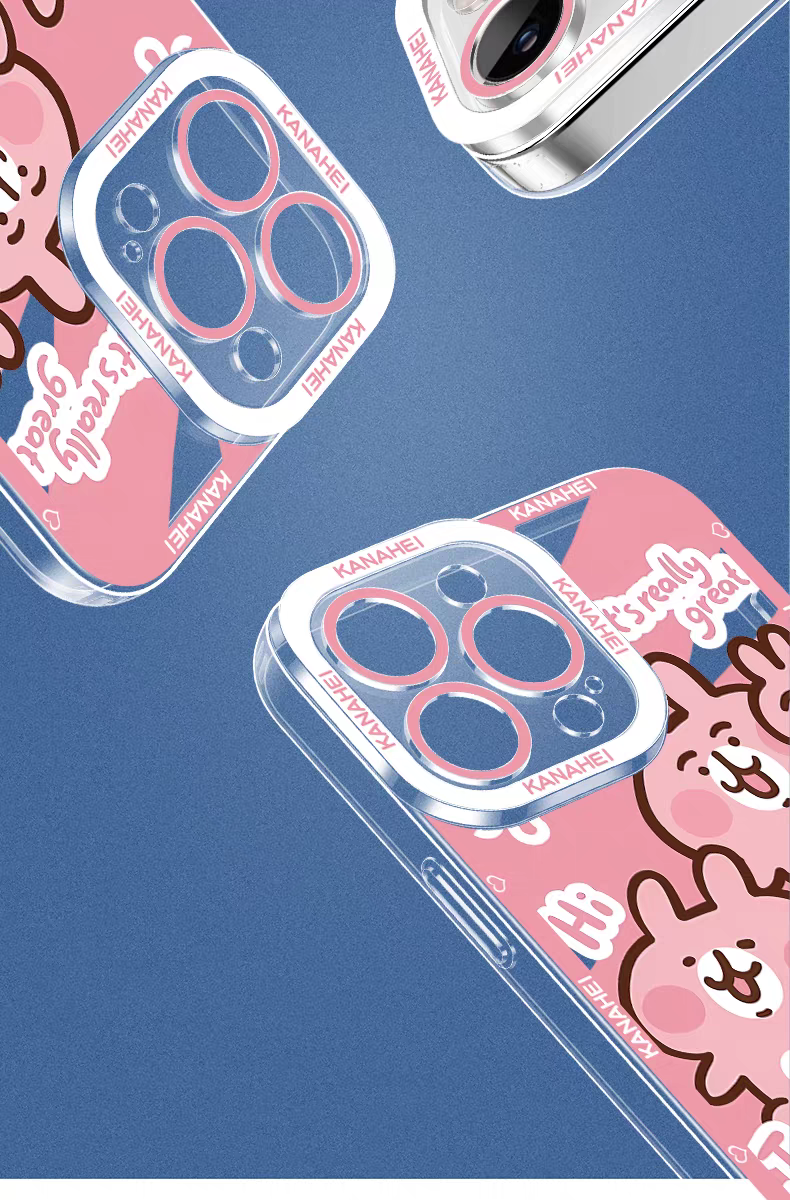 Japanese Cartoon Kanahei | 8 Styles Usagi Piske - iPhone Case 7 8 PLUS SE2 XS XR X 11 12 13 14 15 16 16e 17 17e Pro Promax 12mini 13mini