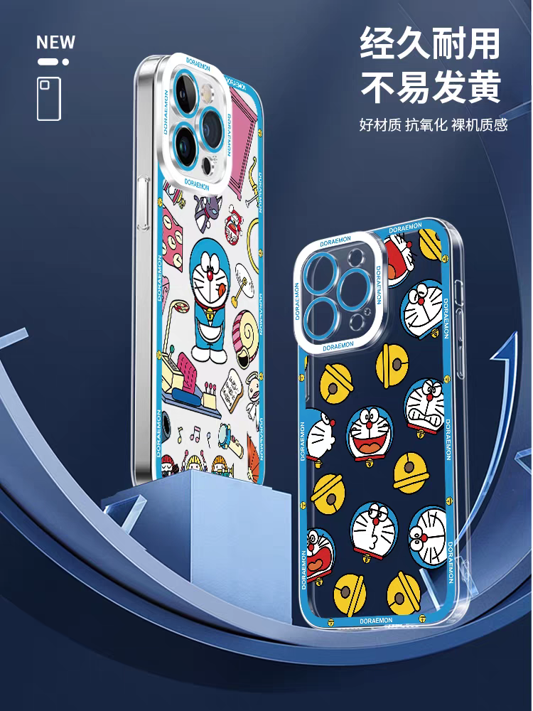 Japanese Cartoon Blue Robot Cat | Doraemon Cute 8 Styles - iPhone Case PLUS SE2 XS XR X 11 12 13 14 15 16 16e 17 17e Pro Promax 12mini 13mini
