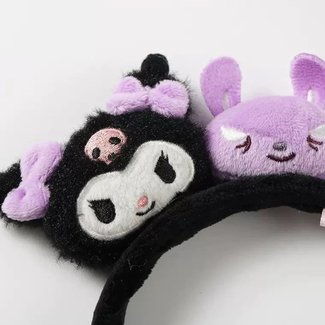 Sanrio Hello Kitty My Melody Kuromi Cinnamoroll with friends Plush Head Headband and Hair Accessory Outfits KawaiiGiftLand