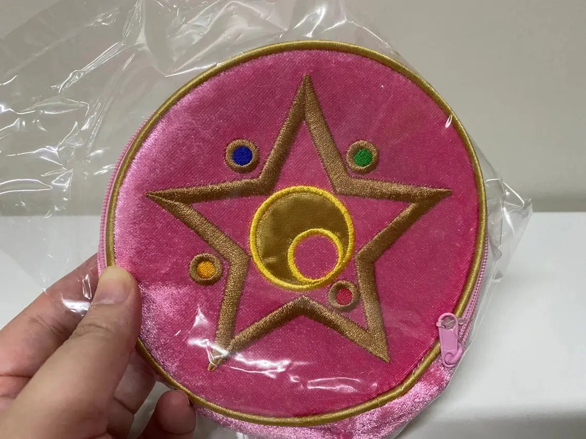 Japan Sailor Moon Sailormoon Crystal Star Embroidery Purse Rare Retried - Kawaii Girlish Item