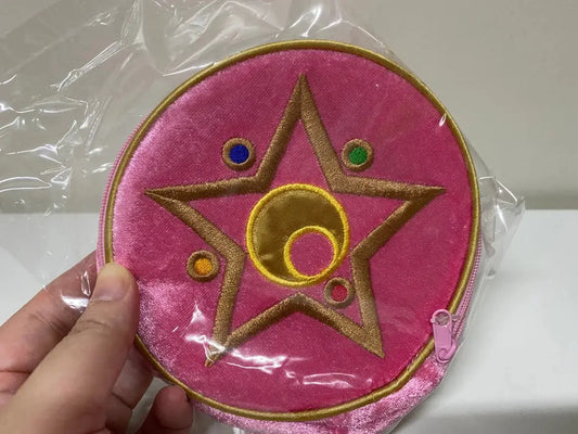 Japan Sailor Moon Sailormoon Crystal Star Embroidery Purse Rare Retried - Kawaii Girlish Item