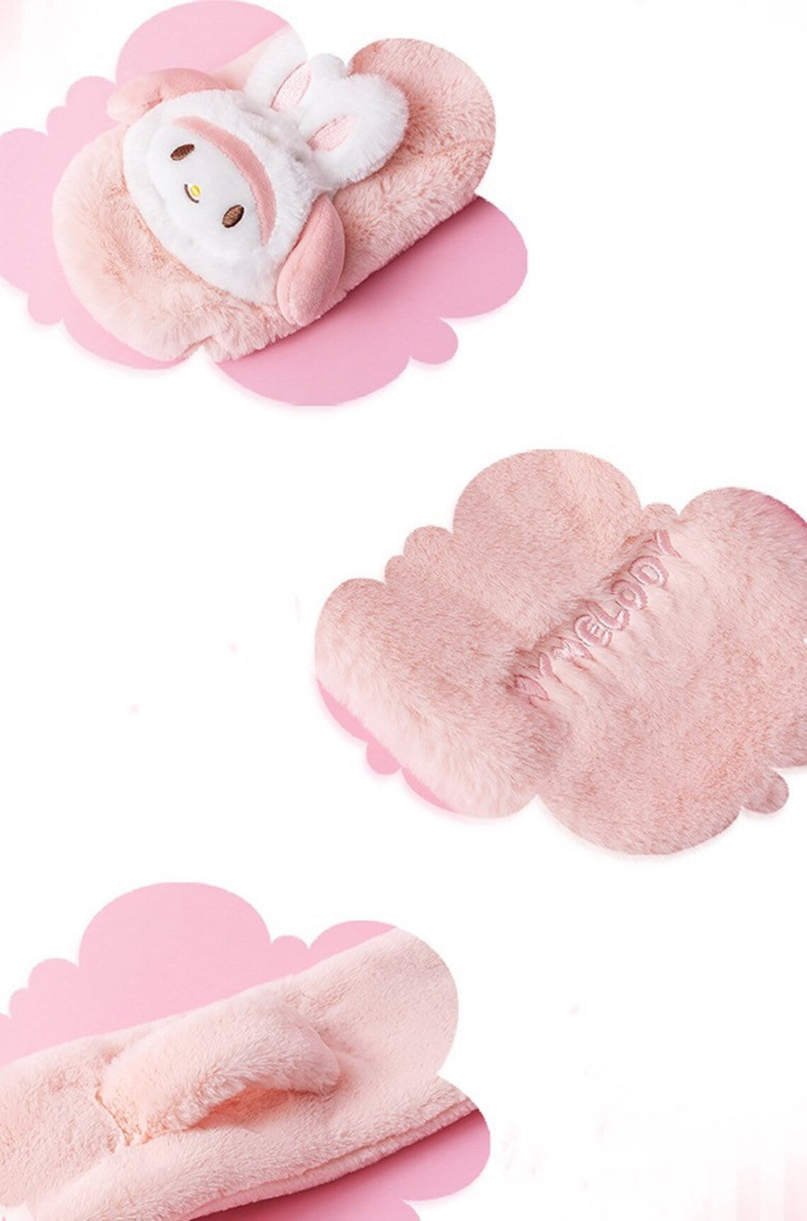 Sanrio My Melody Kuromi Cinnamoroll Animals Fluffy Scarf Winter Accessories KawaiiGiftLand