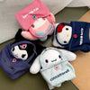 Sanrio Hello Kitty My Melody Kuromi Cinnamoroll Mini Plush Doll with Bag Keychain