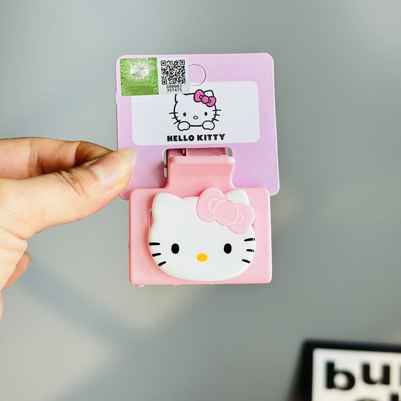 Hello Kitty Matte Square Acrylic Small Claw Clip 5cm