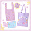 Japan ChiiKawa X Sanrio Series 4 | ChiiKawa Hachiware Usagi Momonga Crab Crossover Sanrio Characters Costume Cute Icon Eco Bag Tote Bag Flat Pouches - Kawaii items Room Decoration