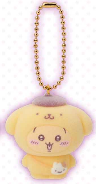 [Pre-Order] Japan ChiiKawa X Sanrio Series 4 | ChiiKawa Hachiware Usagi Momonga Crab Crossover Sanrio Characters Costume Cute Plush Plastic Mini Figure Keychain Mystery Blind Box - Kawaii items Room Decoration