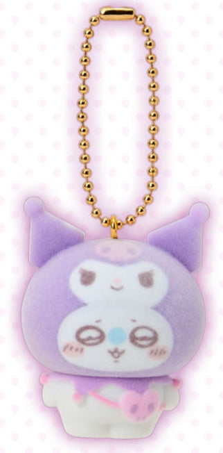 [Pre-Order] Japan ChiiKawa X Sanrio Series 4 | ChiiKawa Hachiware Usagi Momonga Crab Crossover Sanrio Characters Costume Cute Plush Plastic Mini Figure Keychain Mystery Blind Box - Kawaii items Room Decoration