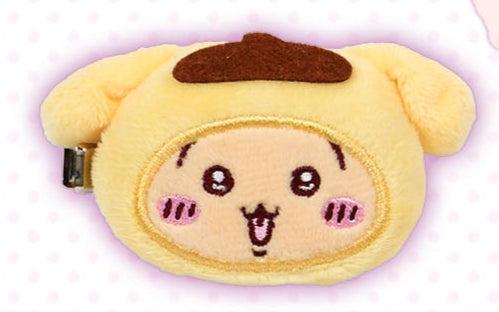 [Pre-Order] Japan ChiiKawa X Sanrio Series 4 | ChiiKawa Hachiware Usagi Momonga Crab Crossover Sanrio Characters Costume Cute Plush Icon Hair Clip Mystery Blind Box - Kawaii items Room Decoration